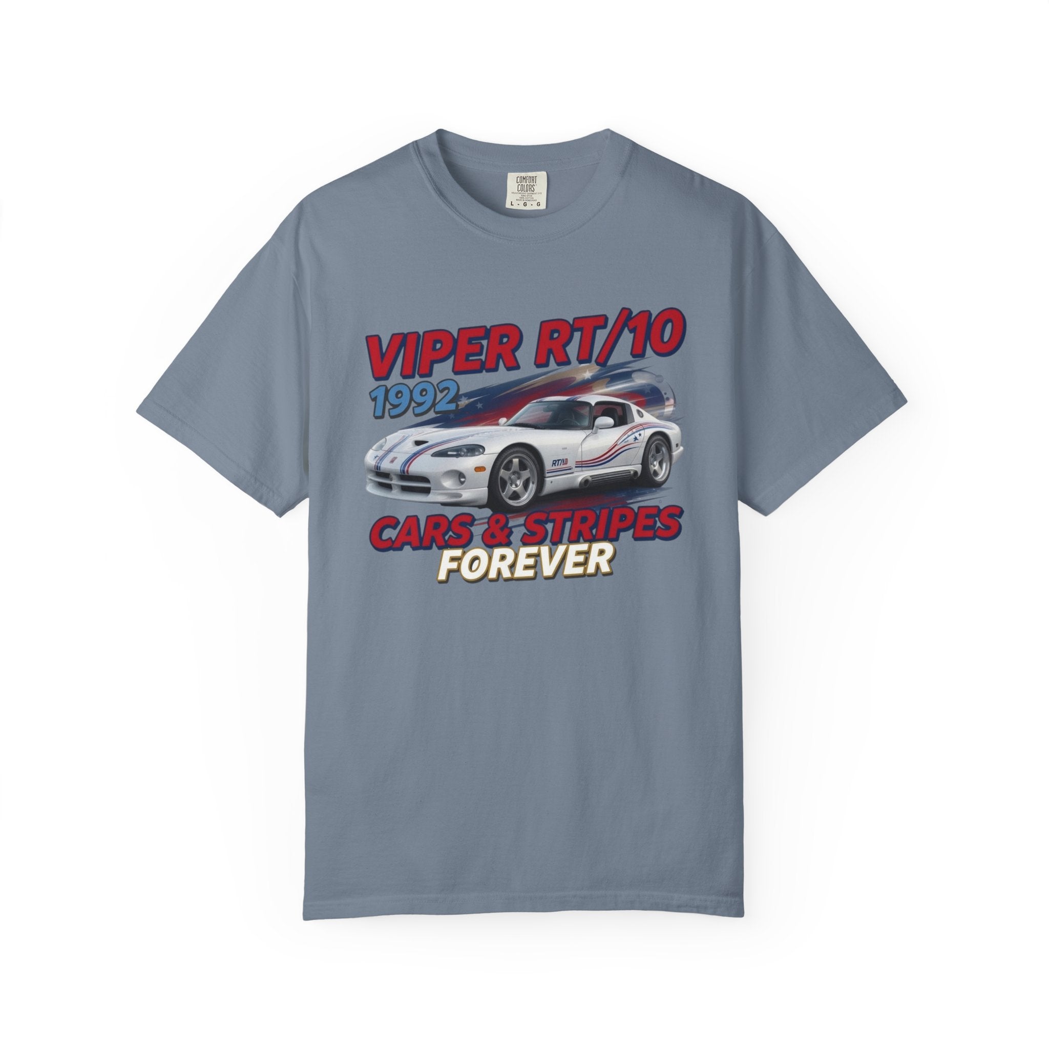 Cars & Stripes Forever 1992 Viper RT/10 Tee