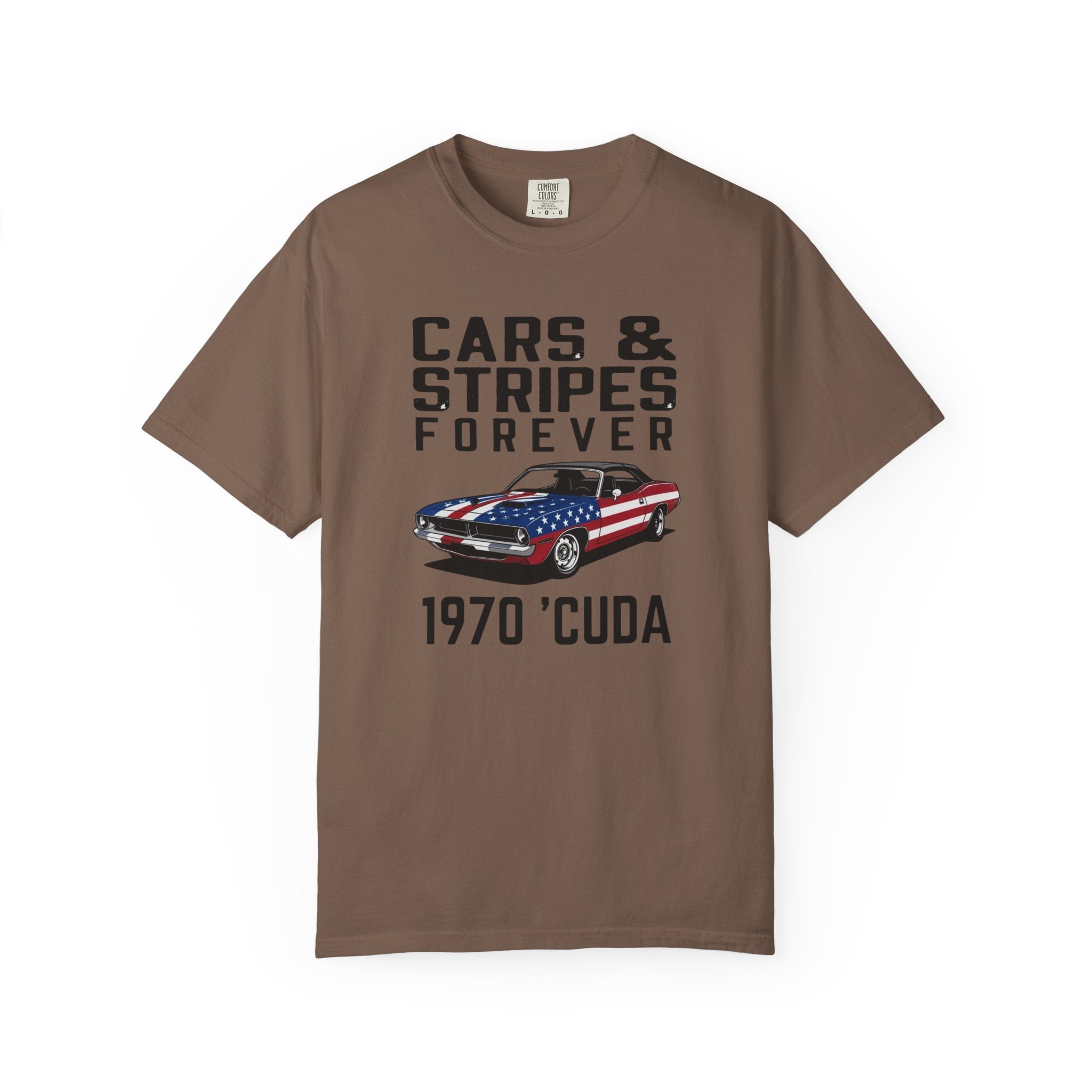 Cars & Stripes Forever 1970 Barracuda Tee