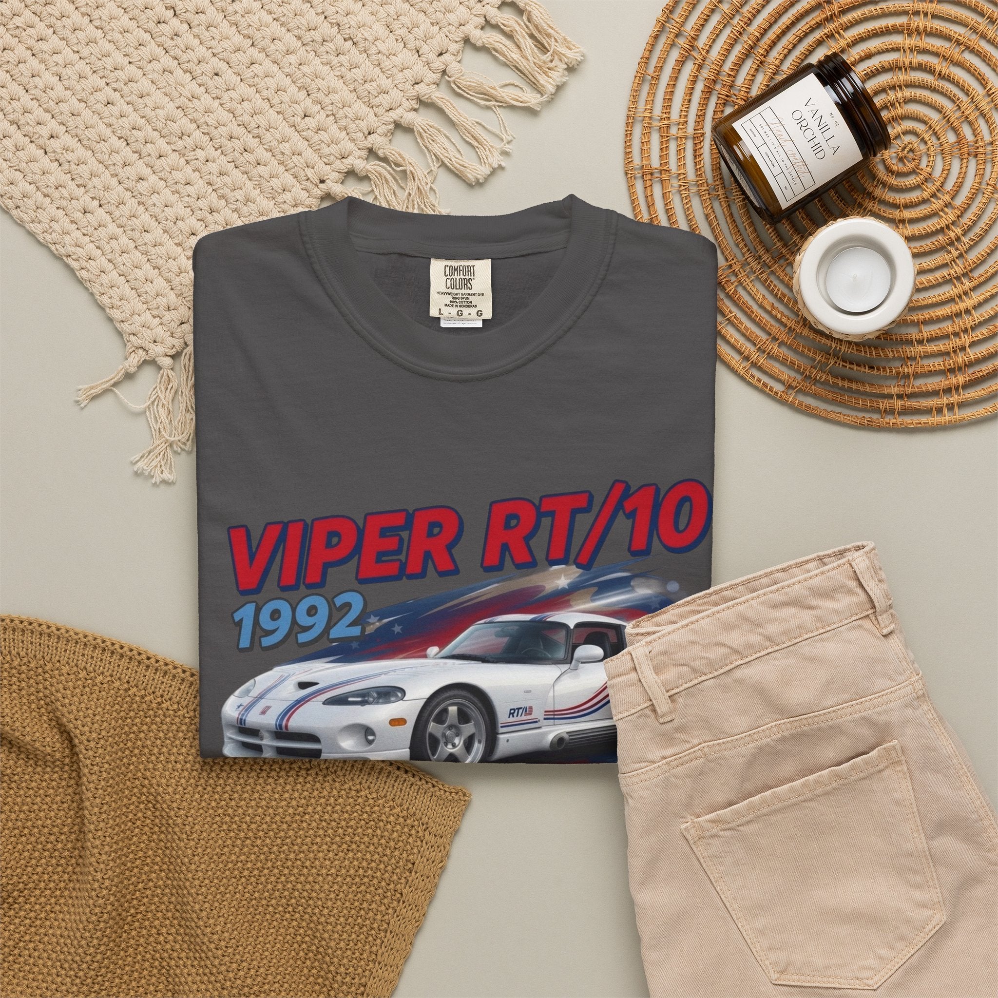 Cars & Stripes Forever 1992 Viper RT/10 Tee