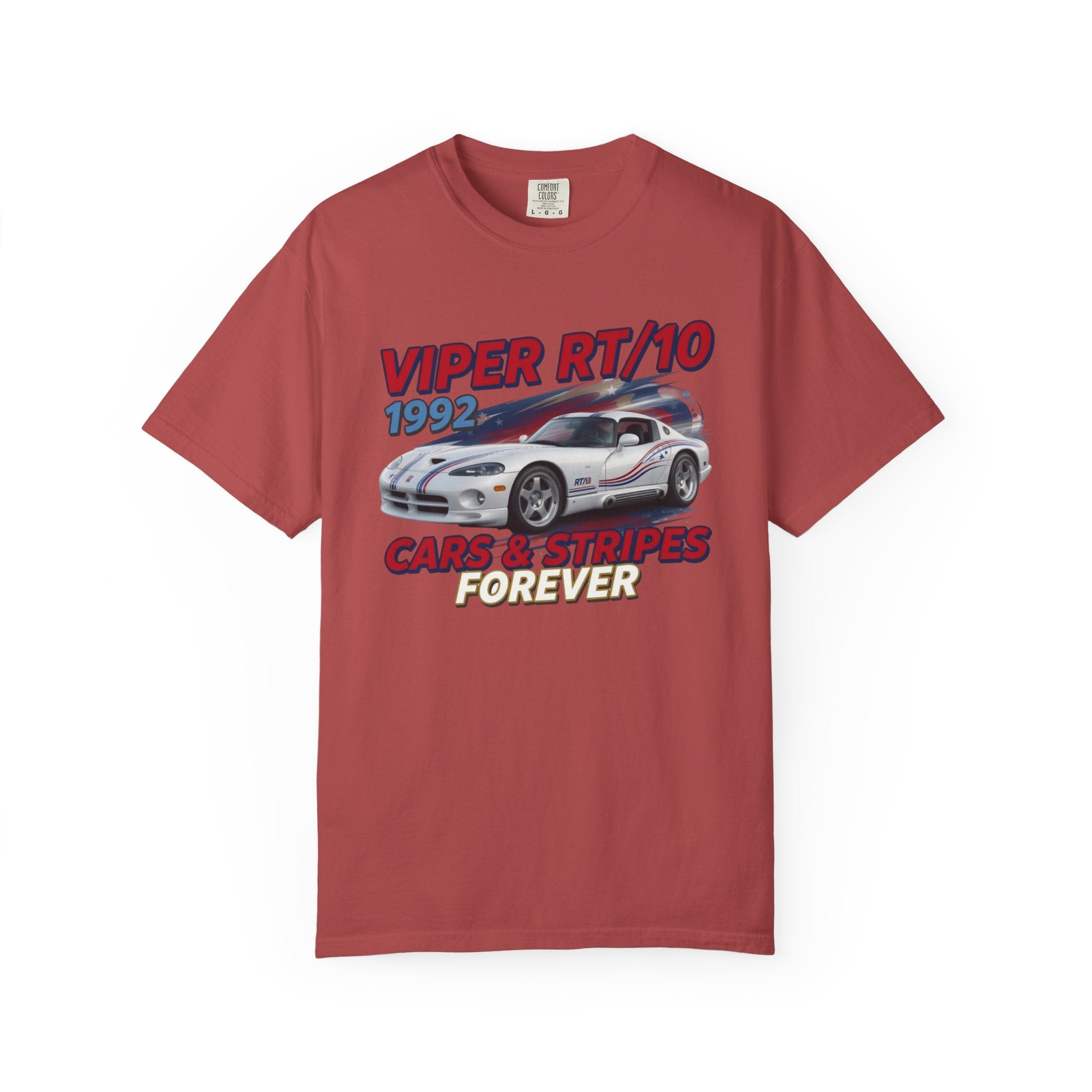 Cars & Stripes Forever 1992 Viper RT/10 Tee