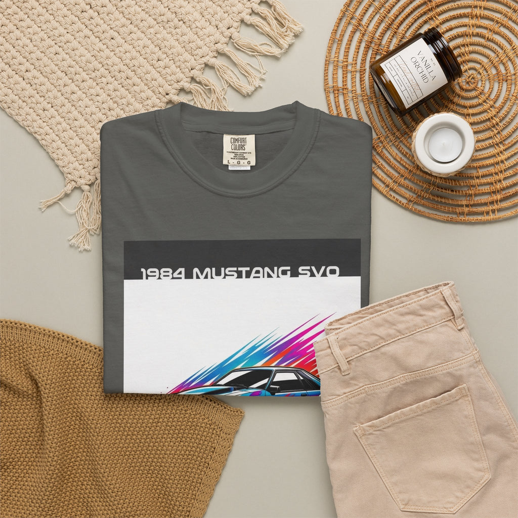 Cars & Stripes Forever 1984 Mustang SVO Tee