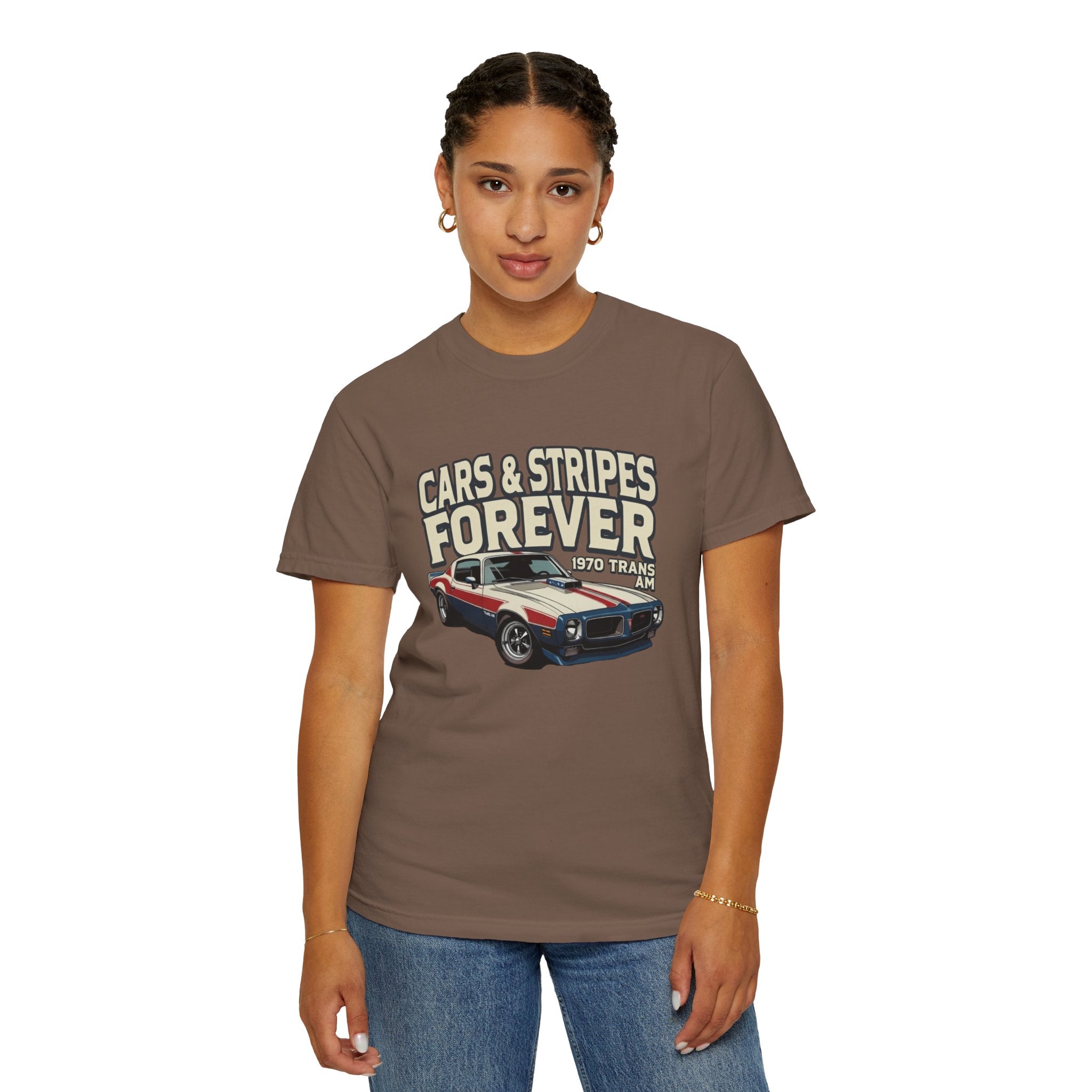 Cars & Stripes Forever 1970 Trans Am Tee