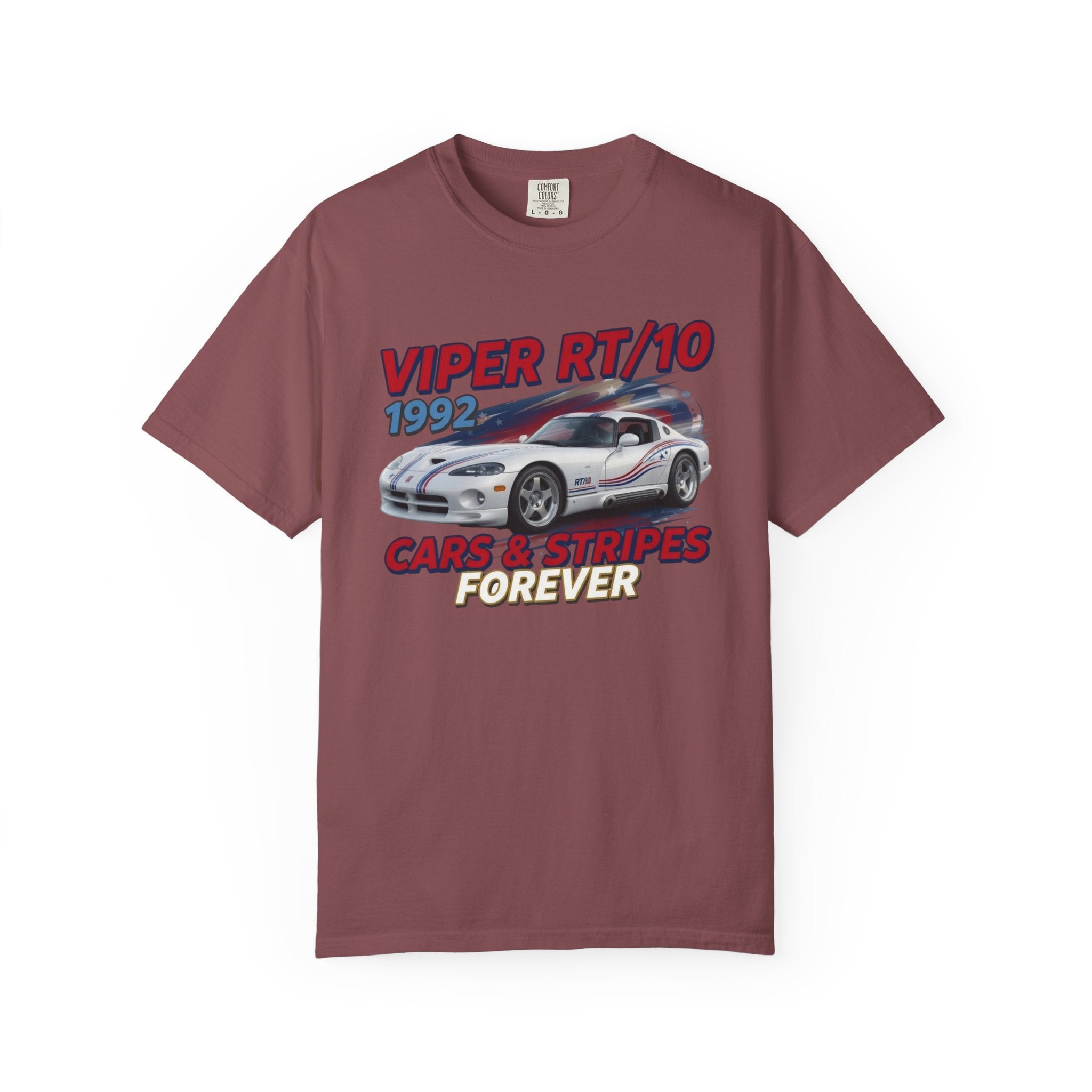 Cars & Stripes Forever 1992 Viper RT/10 Tee