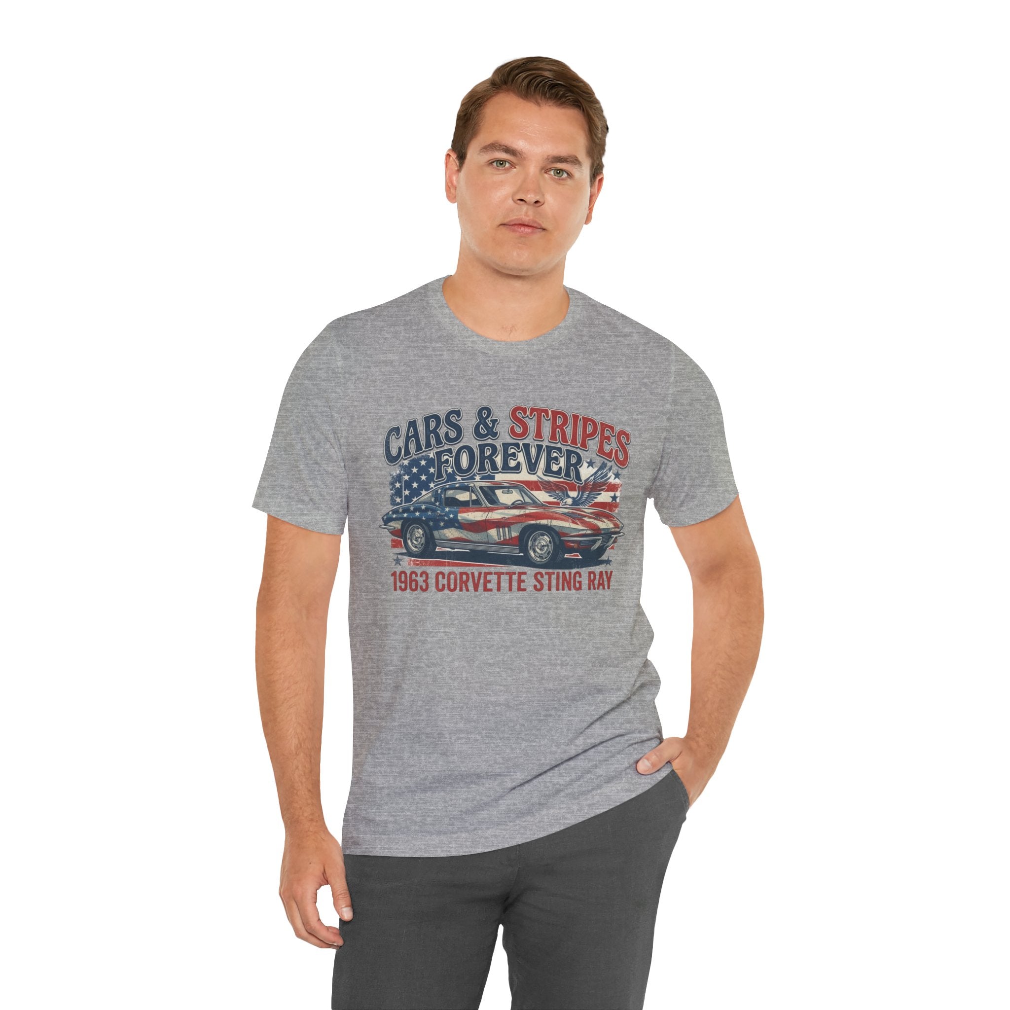 Cars & Stripes Forever: 1963 Corvette Stingray Tee