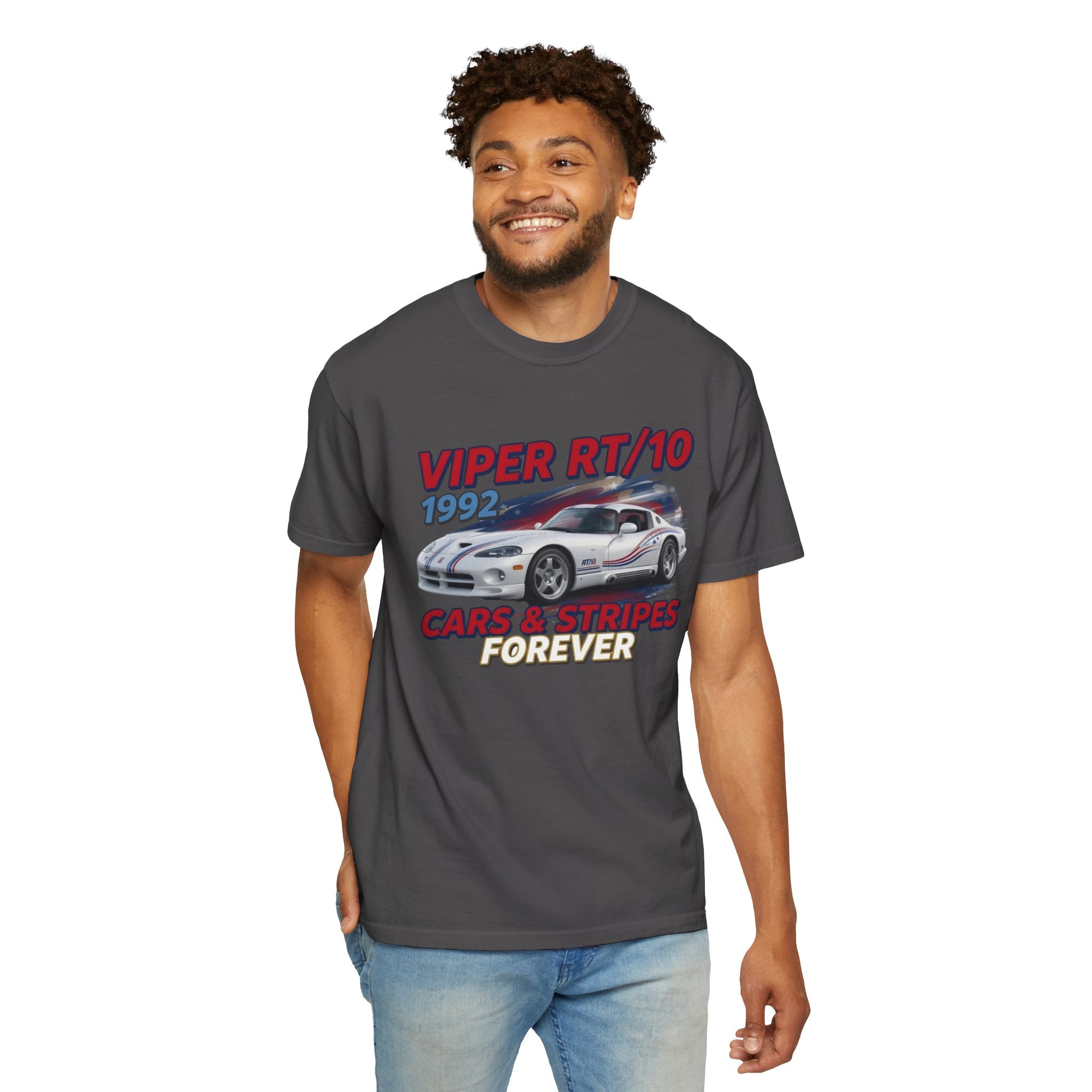 Cars & Stripes Forever 1992 Viper RT/10 Tee