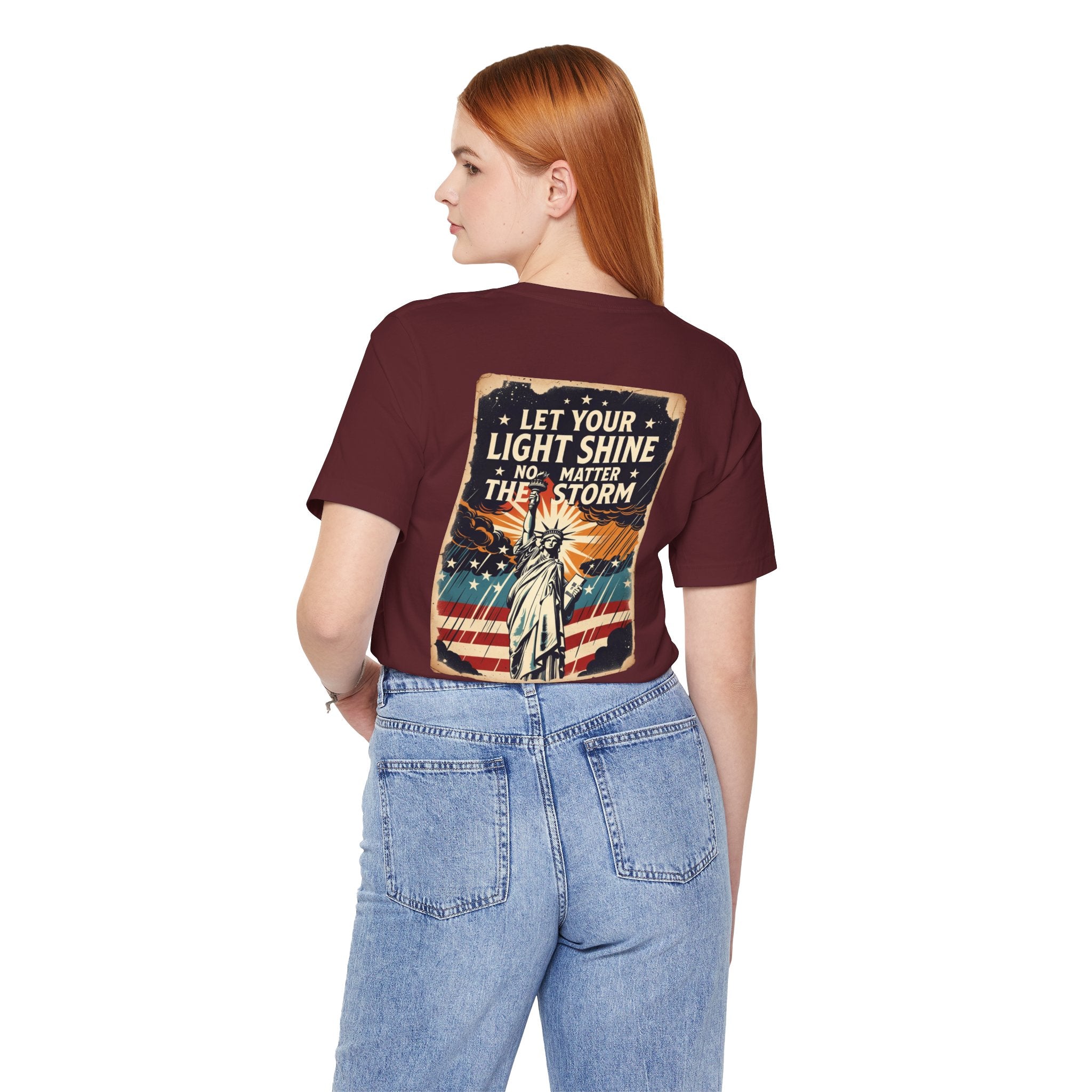 Let Your Light Shine Faith & Freedom Tee