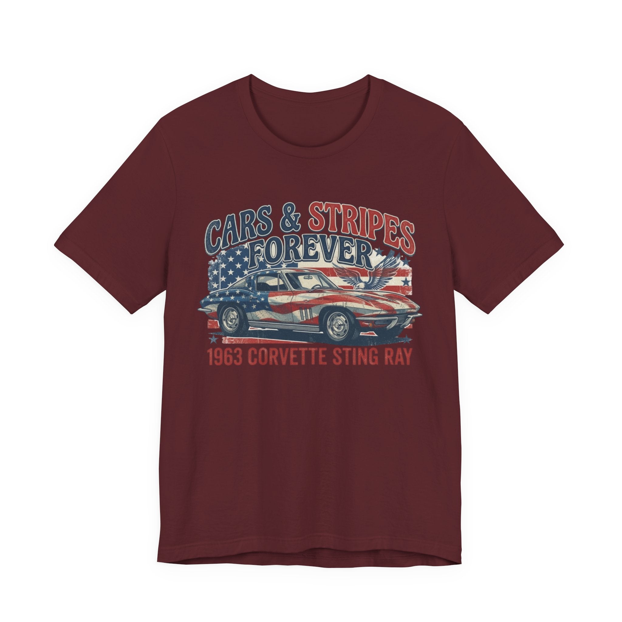 Cars & Stripes Forever: 1963 Corvette Stingray Tee