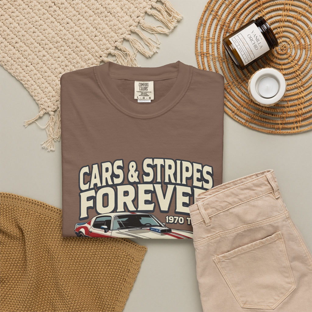 Cars & Stripes Forever 1970 Trans Am Tee