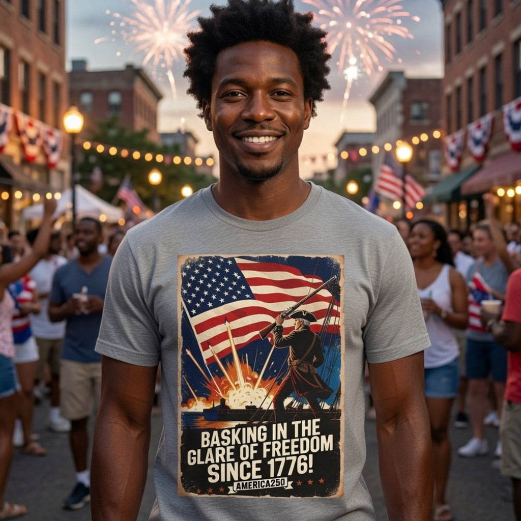 Basking In The Glare Of Freedom America250 Tee
