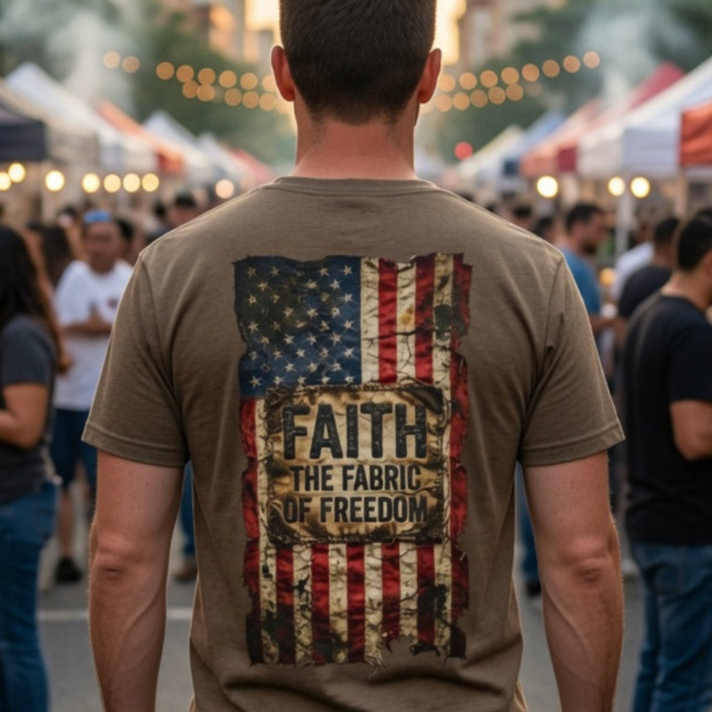 Faith, The Fabric Of Freedom Faith & Freedom Tee