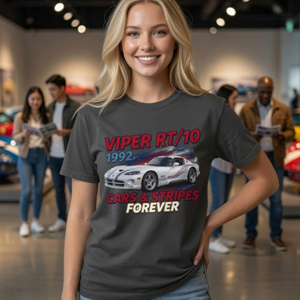 Cars & Stripes Forever 1992 Viper RT/10 Tee