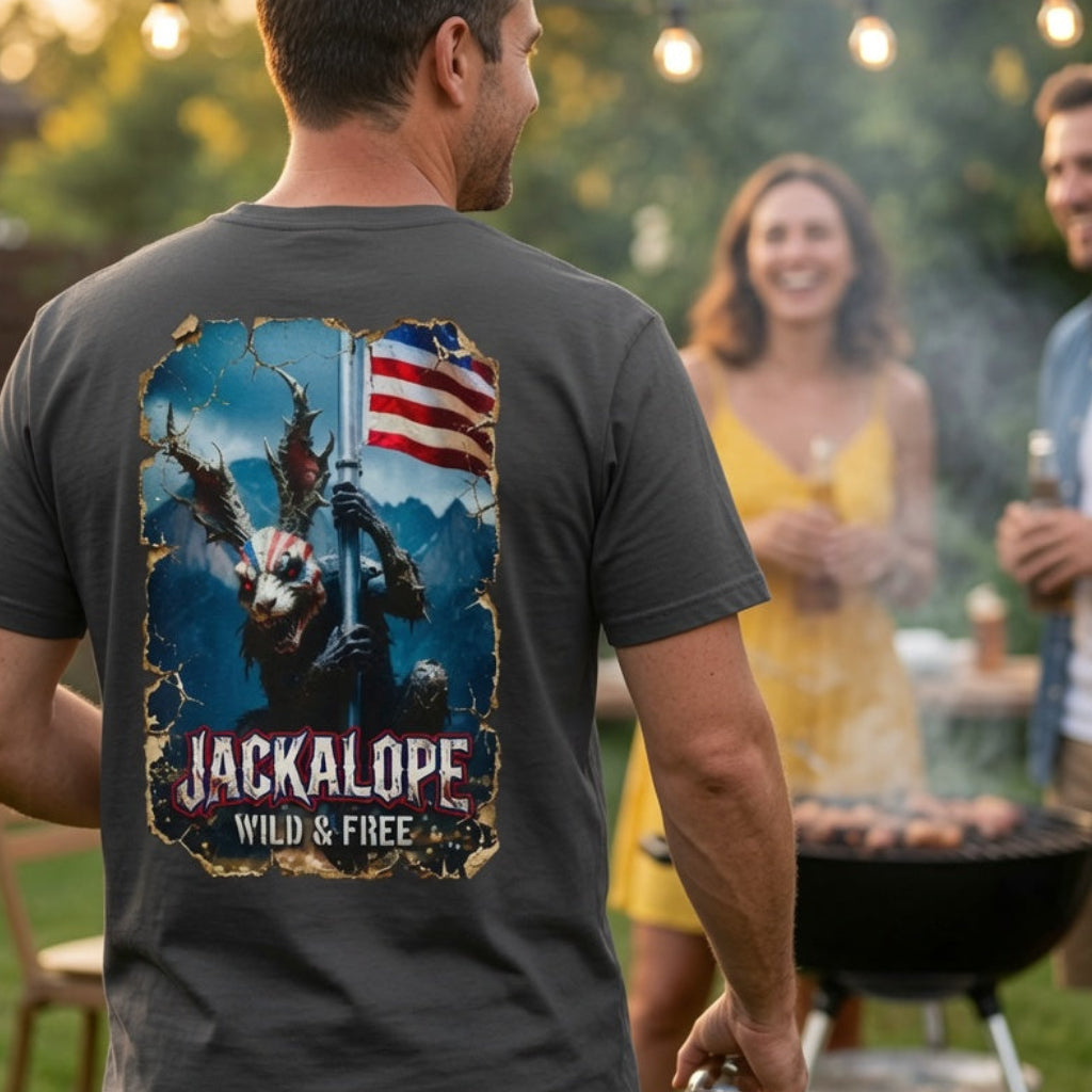 MERICA MONSTERS Jackalope Tee
