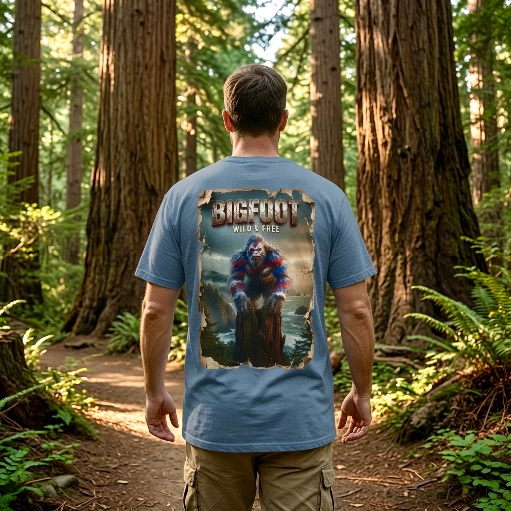 MERICA MONSTERS Bigfoot Tee