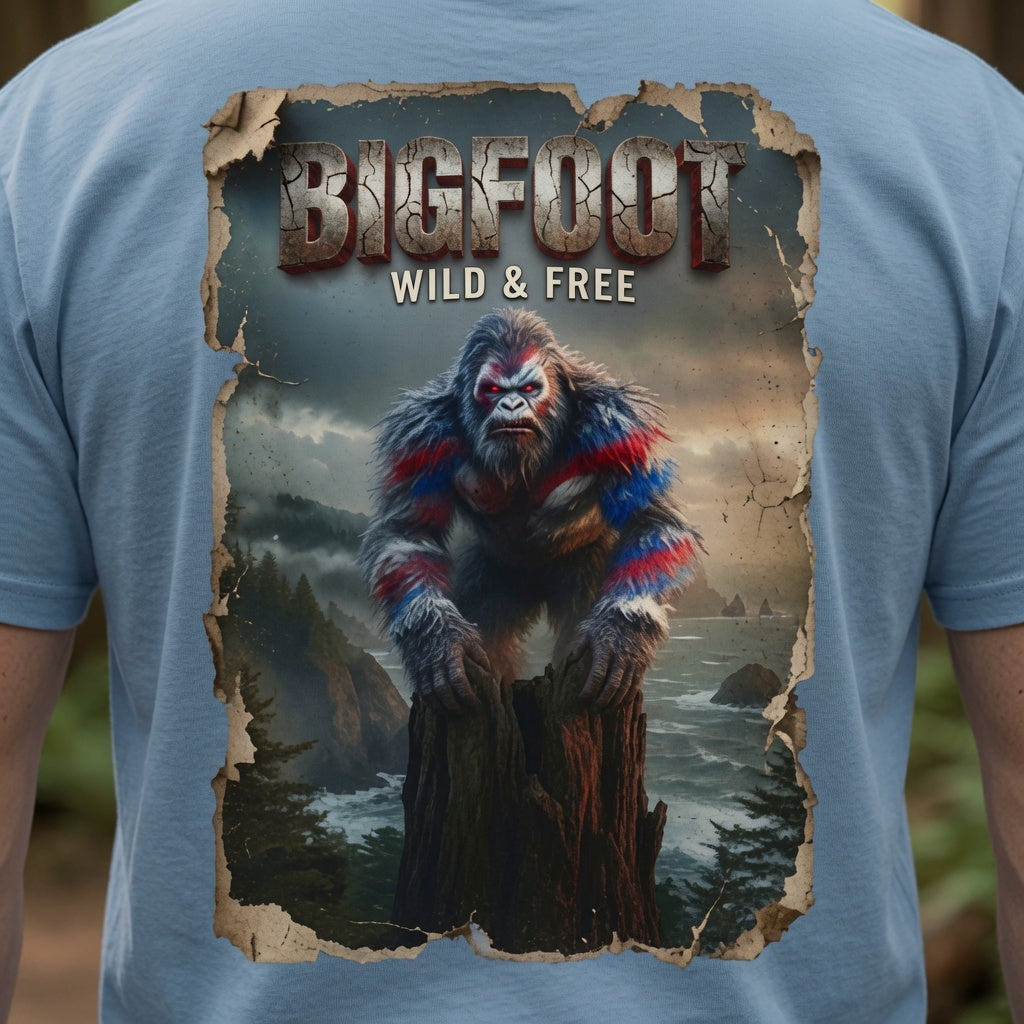MERICA MONSTERS Bigfoot Tee