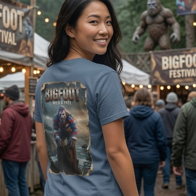 MERICA MONSTERS Bigfoot Tee