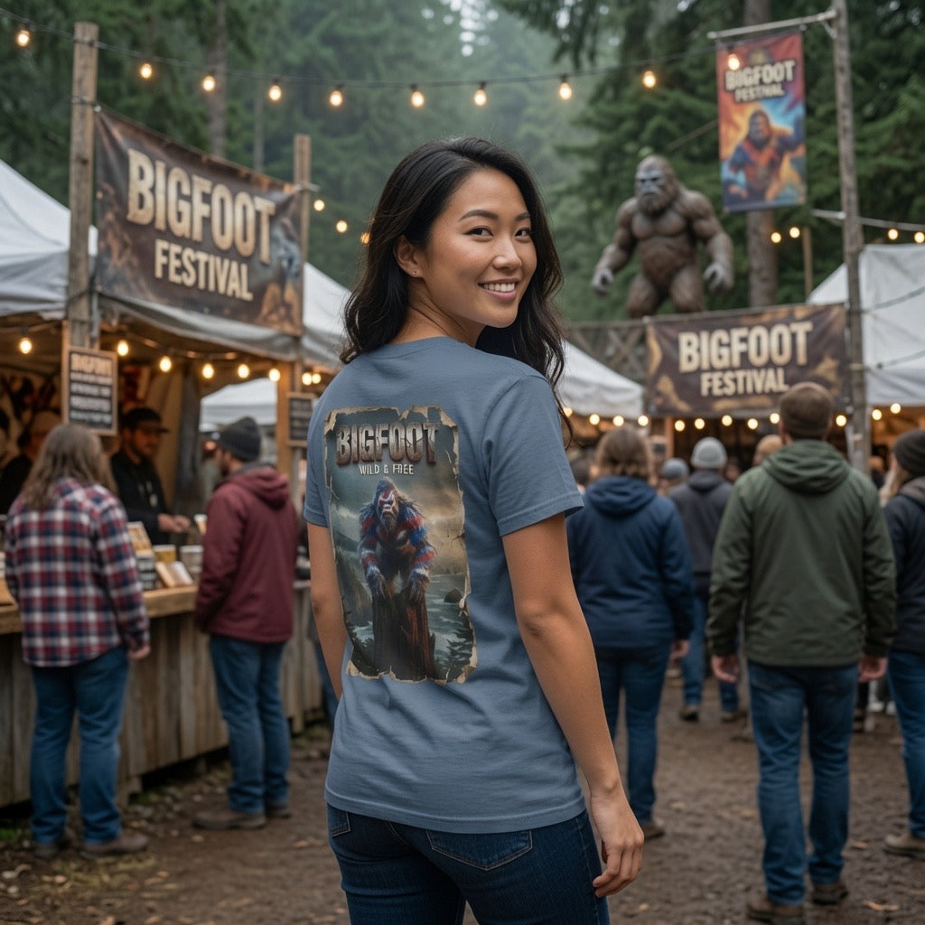 MERICA MONSTERS Bigfoot Tee