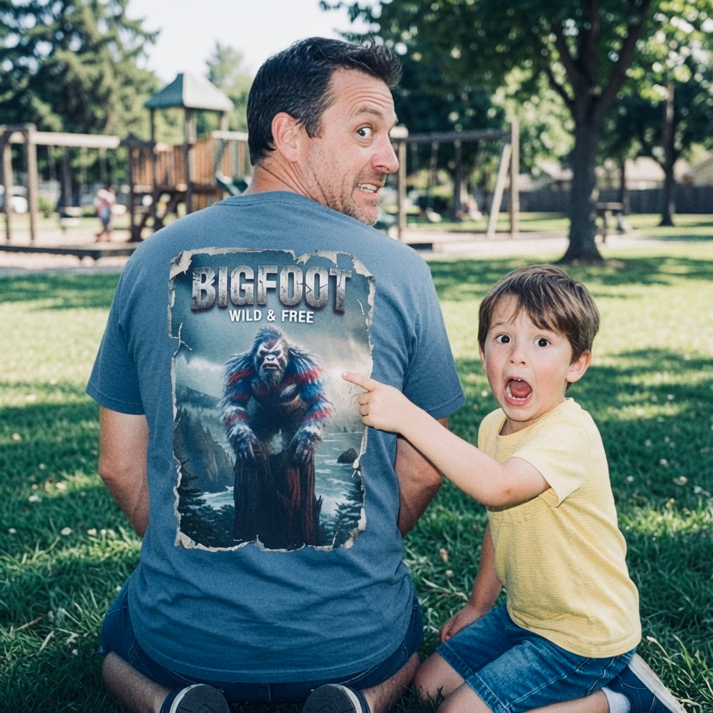 MERICA MONSTERS Bigfoot Tee