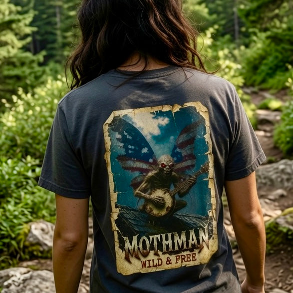 MERICA MONSTERS Mothman Tee