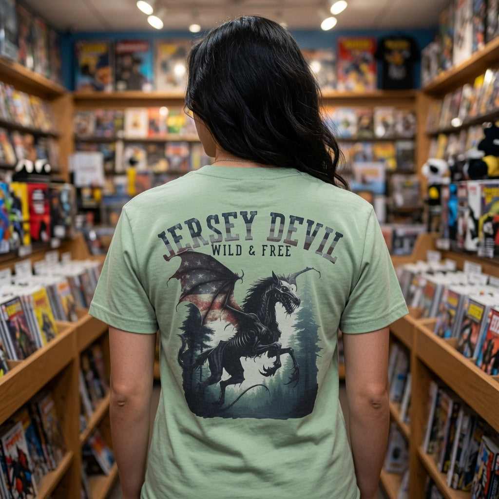 MERICA MONSTERS Jersey Devil Tee