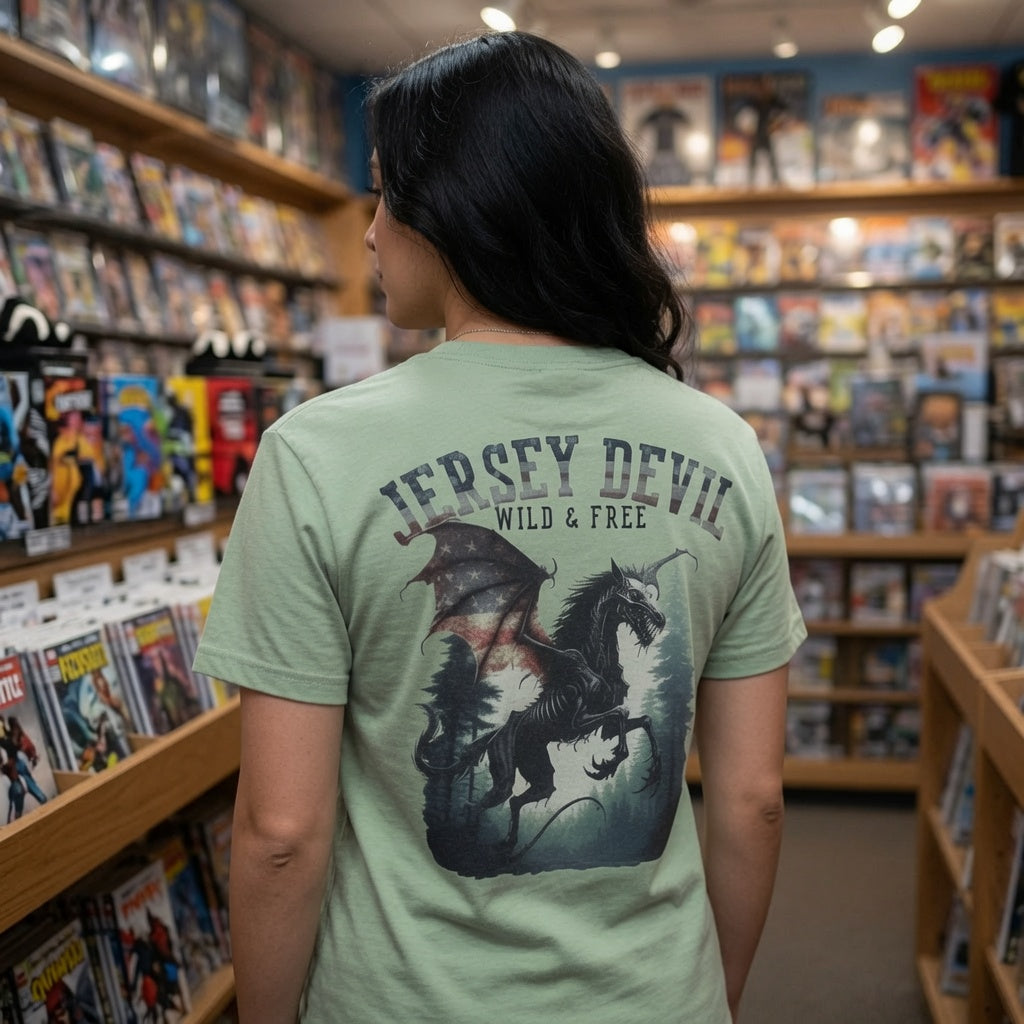 MERICA MONSTERS Jersey Devil Tee