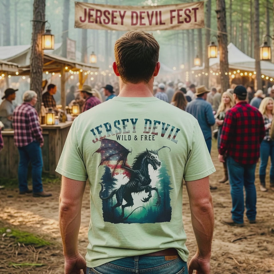 MERICA MONSTERS Jersey Devil Tee