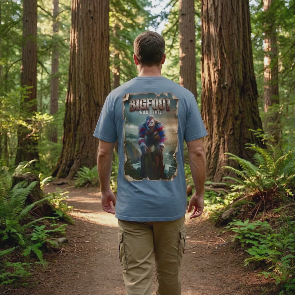 MERICA MONSTERS Bigfoot Tee