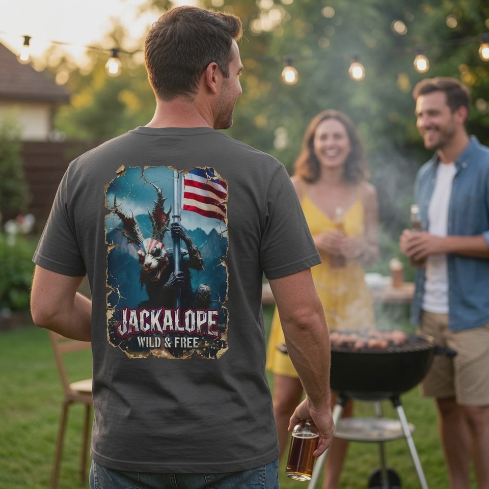 MERICA MONSTERS Jackalope Tee