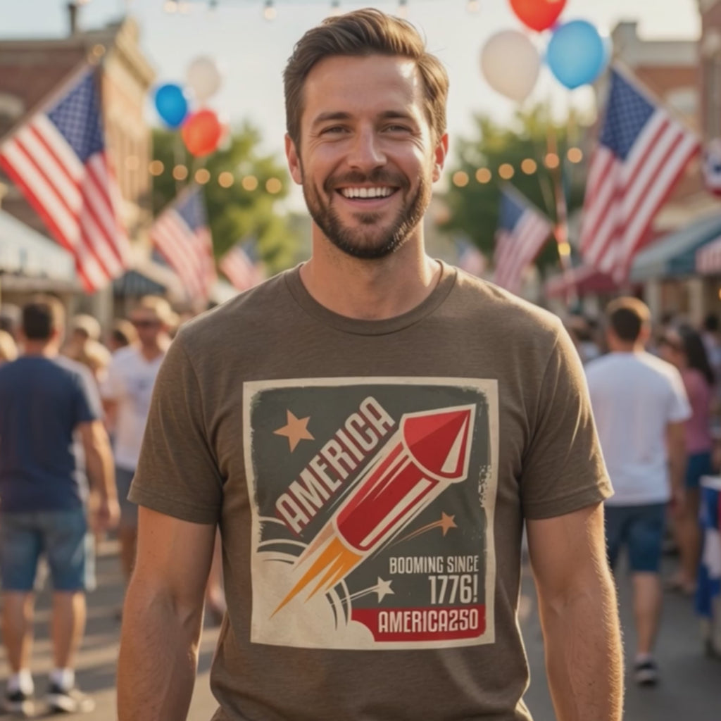 America Booming America250 Tee