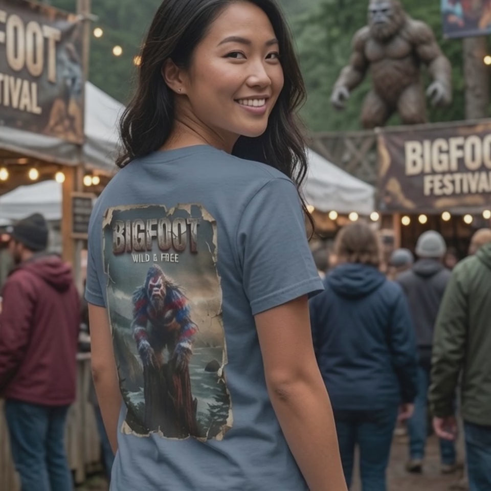 MERICA MONSTERS Bigfoot Tee