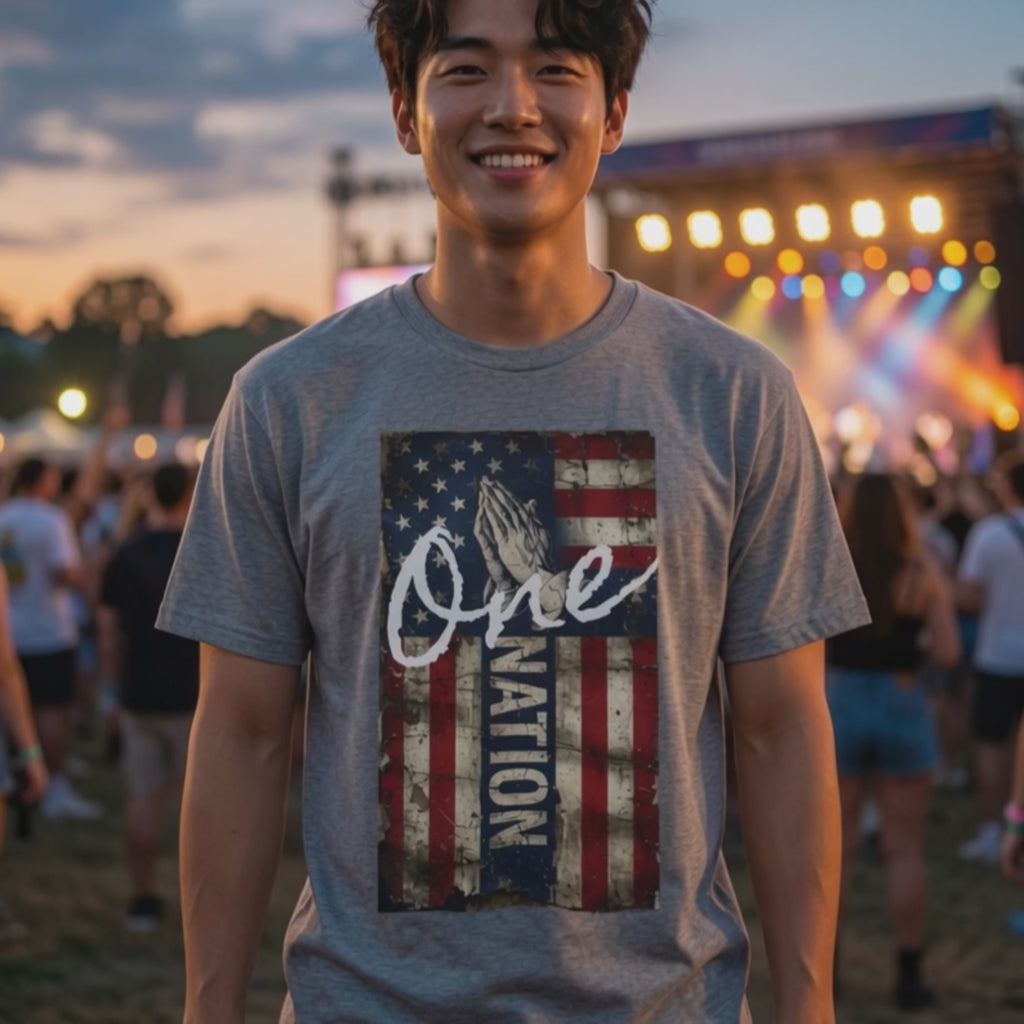 One Nation Faith & Freedom Tee