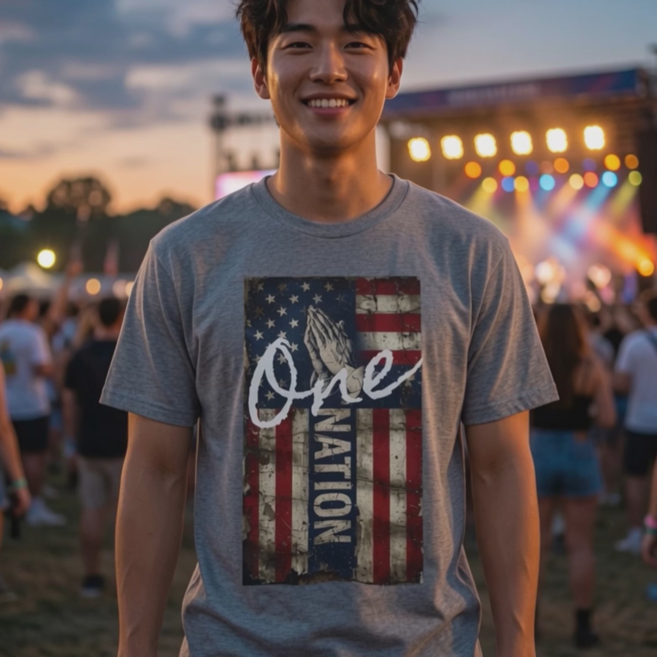 One Nation Faith & Freedom Tee
