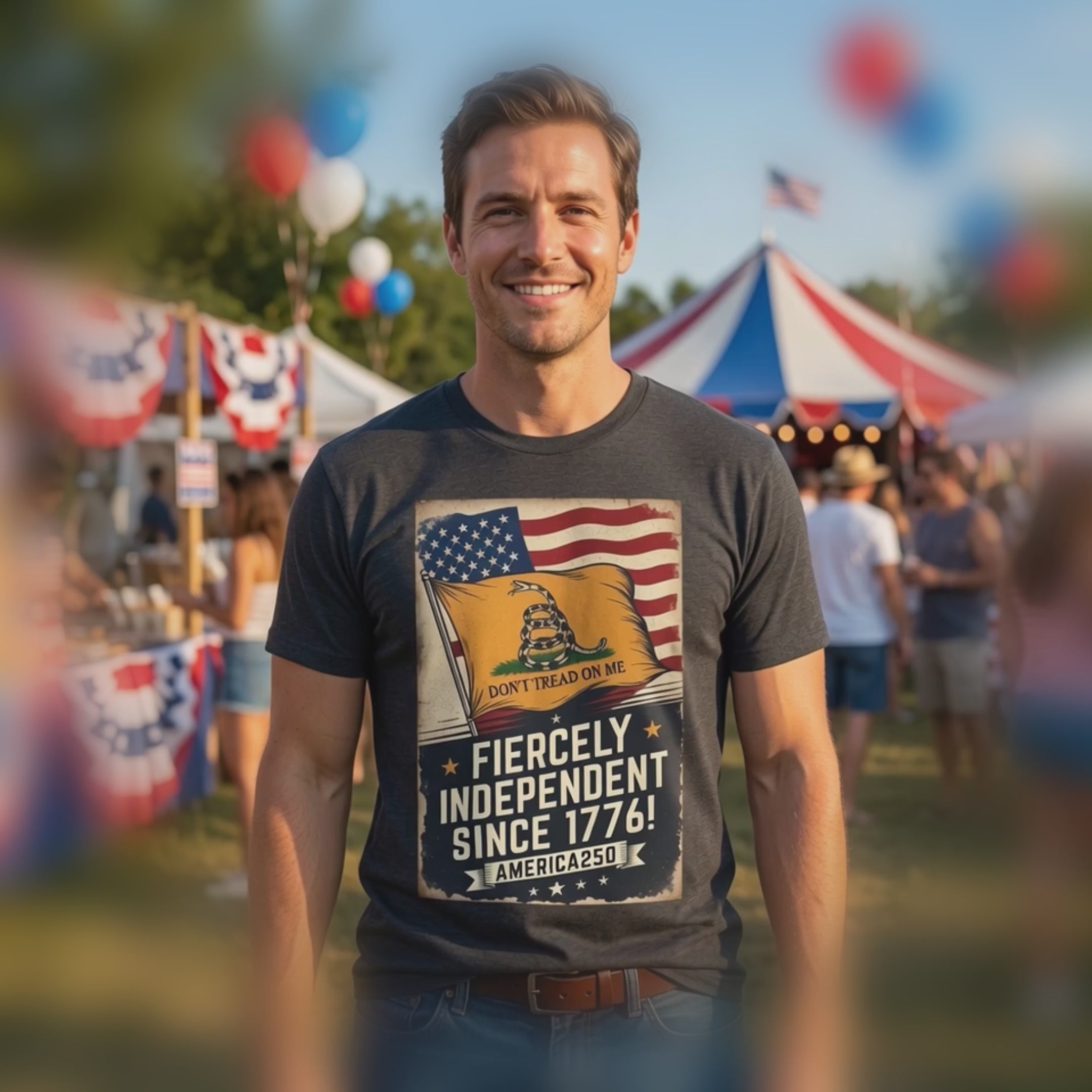 Fiercely Independent America250 Tee