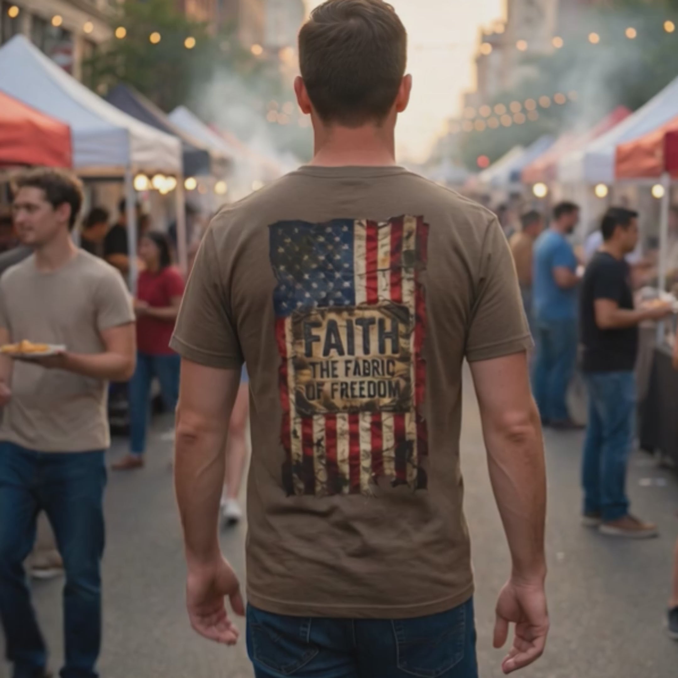 Faith, The Fabric Of Freedom Faith & Freedom Tee